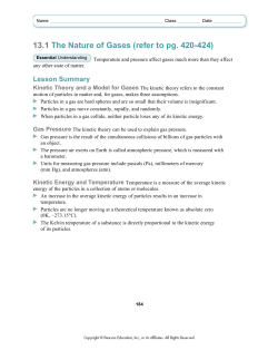 INTRO TO GAS LAWS_Worksheet and Learning Check