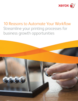 10 Reasons to Automate Your Workflow Streamline your printing