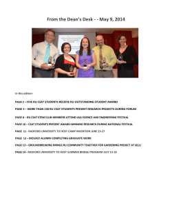 May 9, 2014 - Radford University