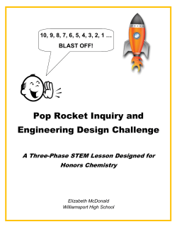 Pop Rocket Inquiry - WCPS Stem Connector