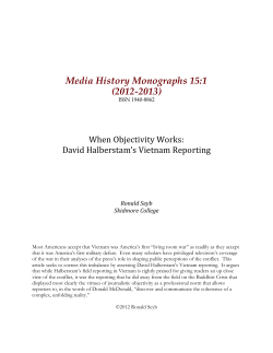 Media History Monographs 15:1 (2012-2013)