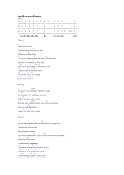 Just Give me a Reason