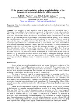 Finite element implementation and numerical simulation of