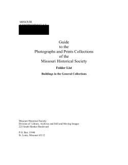 Guide to Photographs and Print Collections