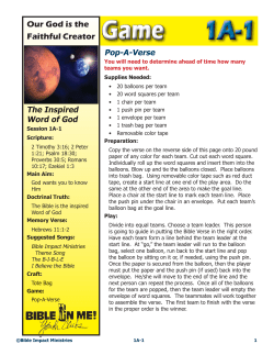 Game - Bible Impact Ministries