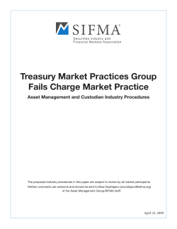 Treasury Market Practices Group Fails Charge Market Practice