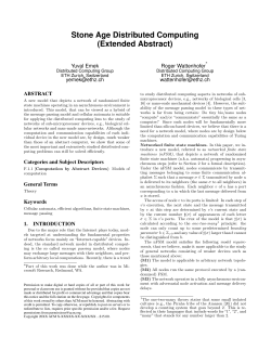 Stone Age Distributed Computing