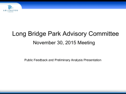 Long Bridge Park Advisory Committee