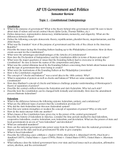 AP US Government and Politics