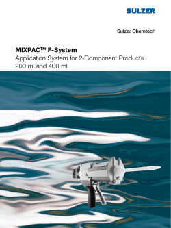 MIXPAC&trade; F-System for 2-Component Products 200ml and