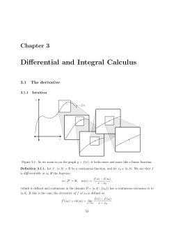 Differential and Integral Calculus