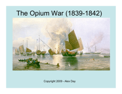 The Opium War (1839