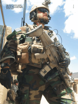 Capt. Barry Crawford, loaded down with gear, is credited