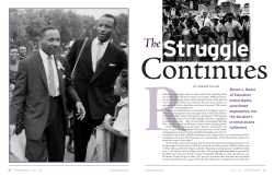 Brown v. Board of Education ended legally sanctioned segregation
