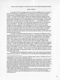 Peacock Alley: Highway 41 and the Growth of the Chenille