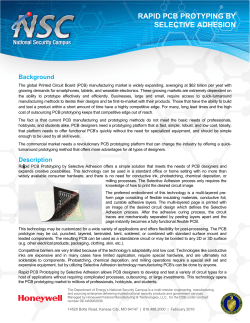 rapid pcb protyping by selective adhesion