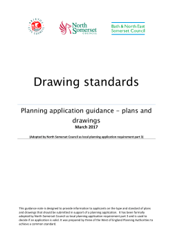 Drawing standards - North Somerset Council