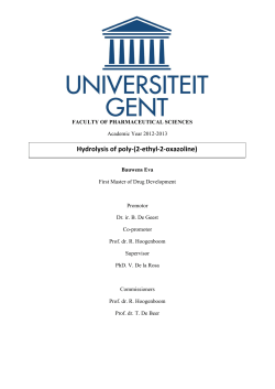 Hydrolysis of poly-(2-ethyl-2