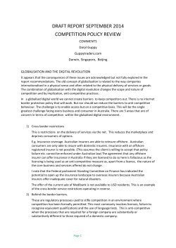 Guppy D - Submission - Competition Policy Review Draft Report