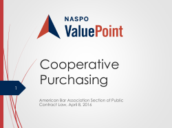 Cooperative Purchasing - American Bar Association