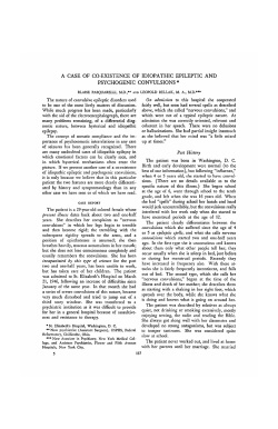 a case of co-existence of idiopathic epileptic and psychogenic