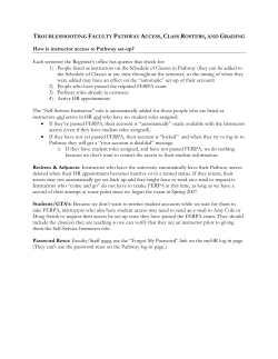 How is instructor access to Pathway set