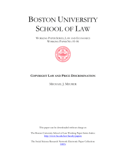 copyright law and price discrimination
