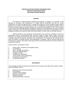 diploma in building services engineering (dpb)