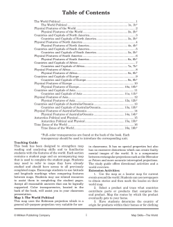 Physical Features of the World