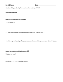 3.5 ALG Notes Date