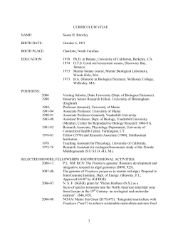 CV - University of Maine