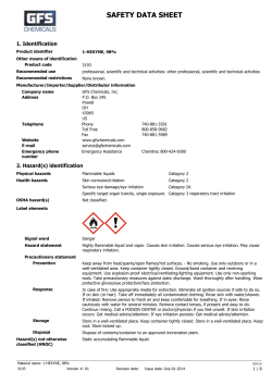 MSDS - GFS Chemicals