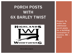 porch posts with 6x barley twist