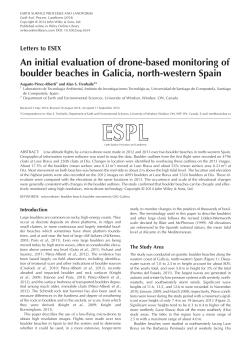 An initial evaluation of drone-based monitoring of boulder beaches