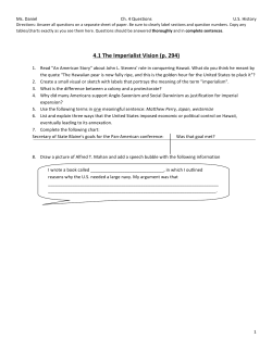 4.1 The Imperialist Vision (p. 294)