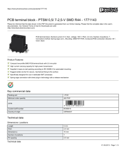 PCB terminal block - PTSM 0,5/ 7-2,5-V SMD R44