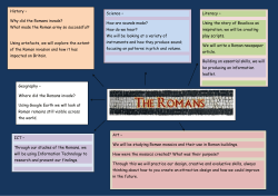 History &ndash; Why did the Romans invade? What made the Roman army