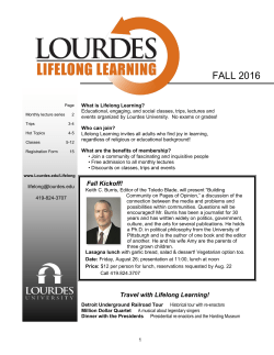 FALL 2016 - Lourdes University