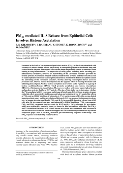 PM10 - Annals of Occupational Hygiene
