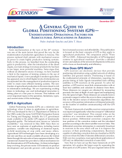A General Guide to Global Positioning Systems (gps)&mdash;