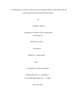 CONTESTING CULTURAL AND POLITICAL STEREOTYPES IN