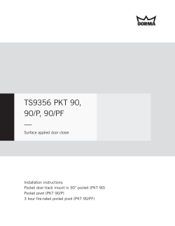 TS9356 PKT 90-90P-90PF Installation Instructions.indd