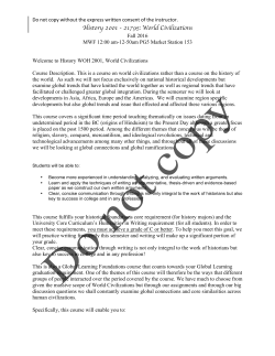 Syllabus - FIU Global Learning