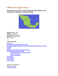 The Effects of Urbanism on the Health and Demography