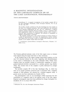 The Permian gabbroid plutonic rocks of the Oslo region occur as