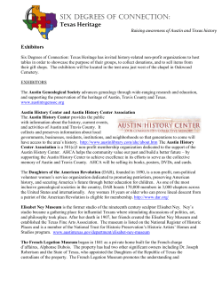 SIx DEGREES OF CONNECTION - Save Austin`s Cemeteries
