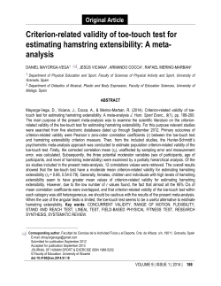 Criterion-related validity of toe-touch test for estimating hamstring