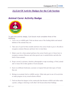 Compass 8-11 - Mauritius Scout Association