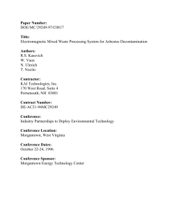 Electromagnetic Mixed Waste Processing System for