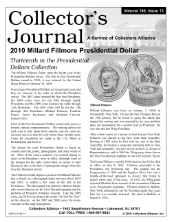 2010 Millard Fillmore Presidential Dollar